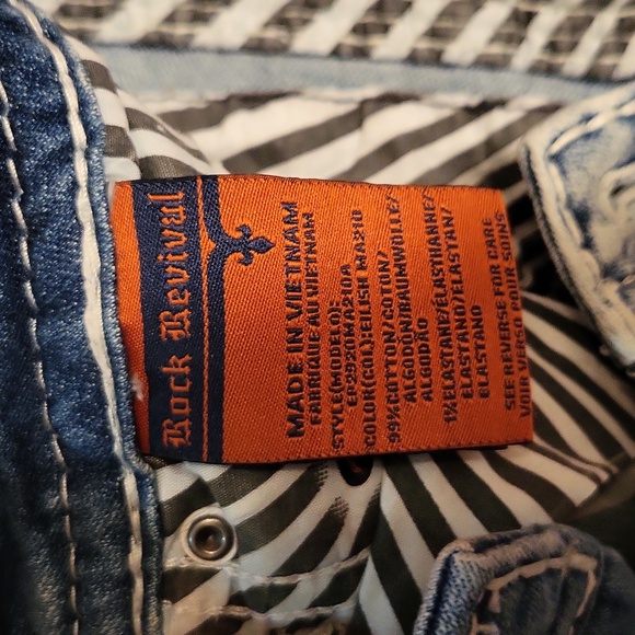 Rock Revival Eilish Mid Rise Ankle Skinny Jeans - Picture 10 of 12